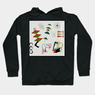 Retro Eames-Era Atomic Inspired Hoodie